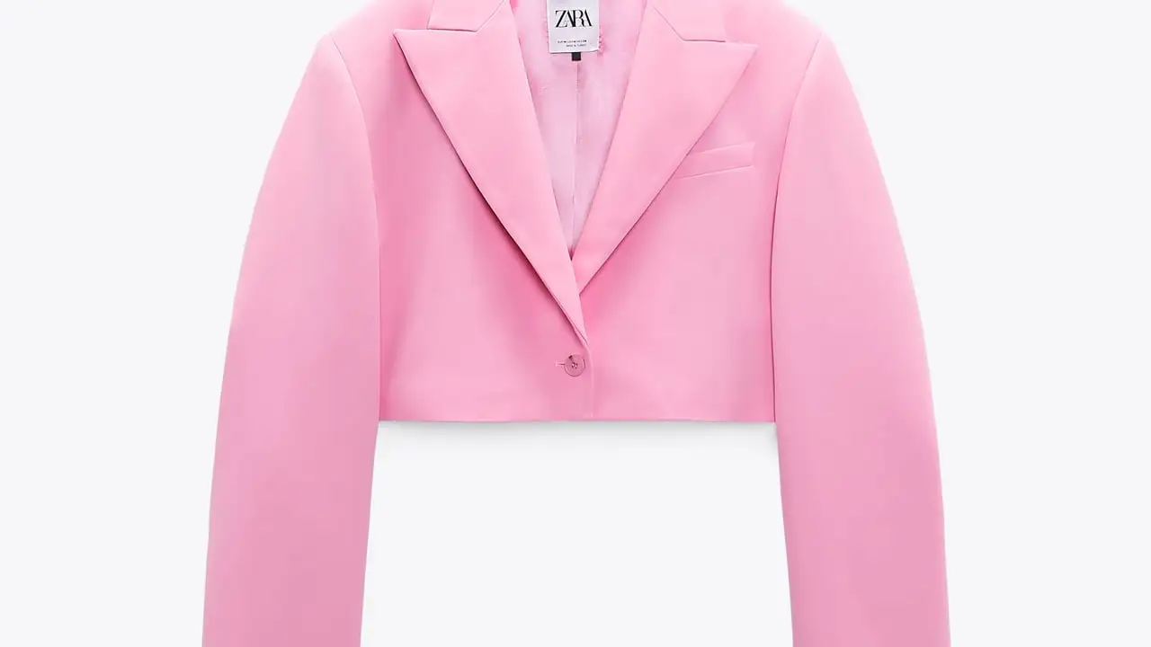 Blazer crop color