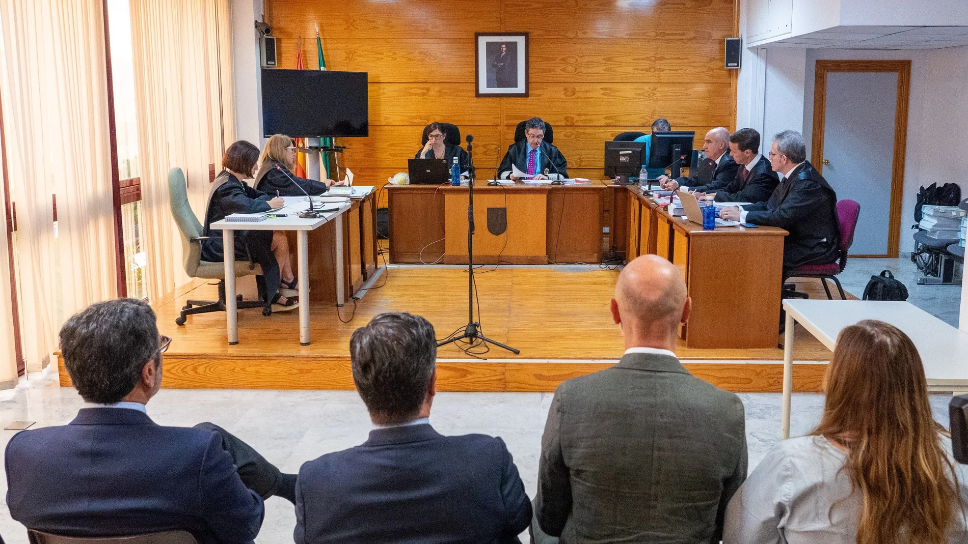 Imagen de la segunda sesión del juicio contra Boliden