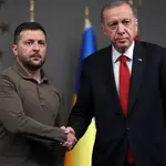 Ukrainian President Zelensky and Turkish President Erdogan joint press conference in Istanbul