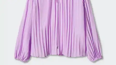Blusa plisada