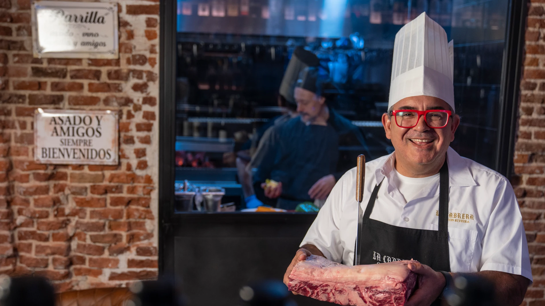 Restaurante La Cabrera con el cocinero Gastón Riveira