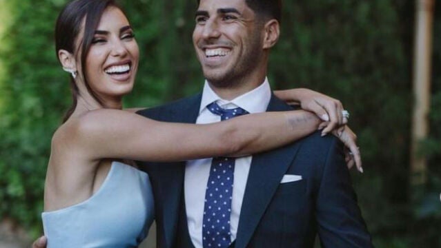 Marco Asensio y Sandra Garal