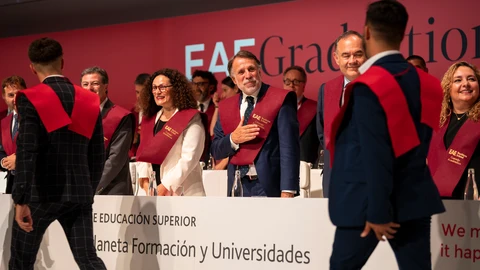 Acto de graduación de EAE Business School de Planeta Formación, Barcelona, 7 de Julio de 2023.