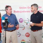 Reunión del PSOE con UGT-A