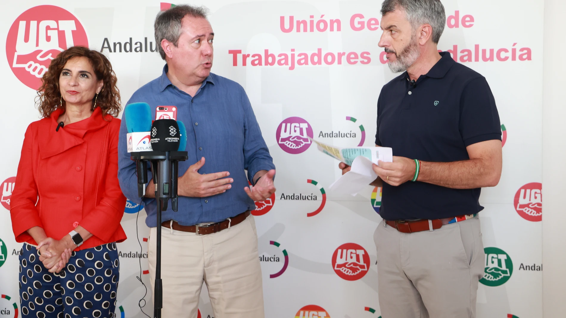 Reunión del PSOE con UGT-A
