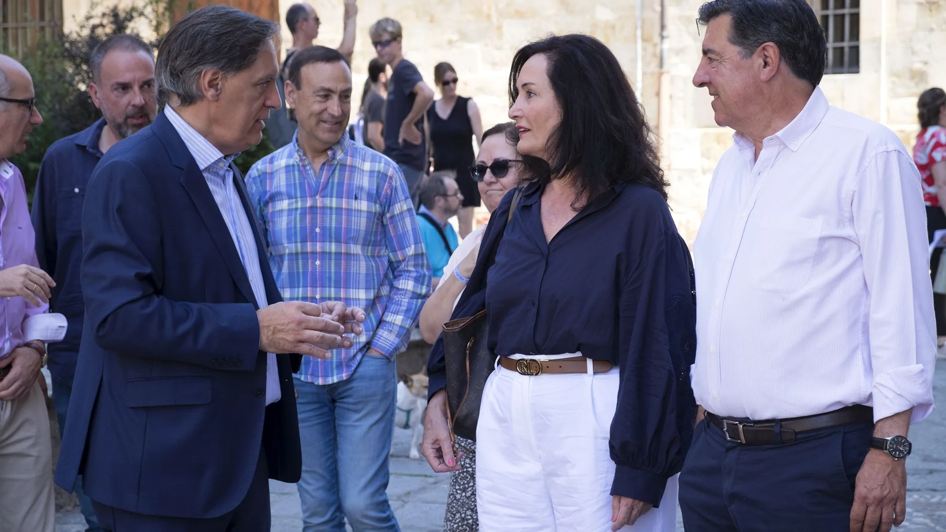 Edurne Uriarte conversa con Carlos García Carbayo en Salamanca