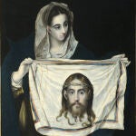 Santa Verónica ha sido muchas veces retratada con el sudario de Cristo