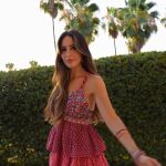 Rocío Osorno con vestido de Zara.