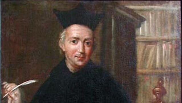 Retrato de Baltasar Gracián procedente de la iglesia parroquial de San Miguel de Graus (Huesca). 