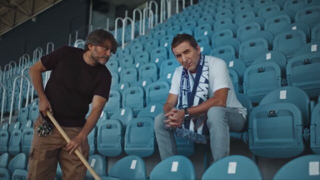 El motivo que lleva a los actores Antonio de la Torre y Salva Reina a protagonizar el spot de un equipo de 3ª