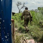 Ukrainian forces in eastern Ukraine's Donetsk region