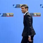  Britain's Prime Minister Rishi Sunak arrives to attend the NATO summit in Vilnius.