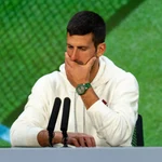 Djokovic, visiblemente emocionado