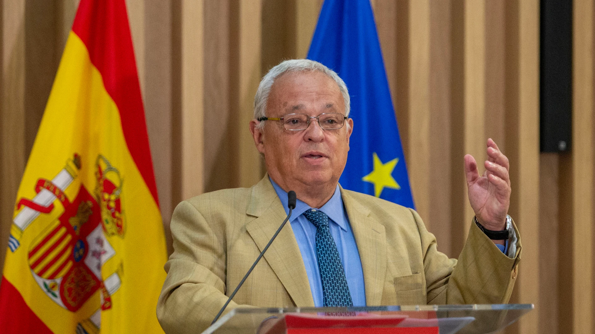 El consejero de Cultura, Gonzalo Santonja