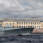 Rehearsal for Russia's Navy Day in St. Petersburg