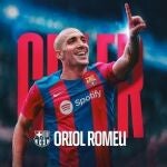 AV.- Fútbol.- El FC Barcelona ficha a Oriol Romeu hasta 2026