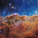 Fotografía de una nebulosa tomada por el James Webb 