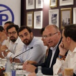 Miguel Tellado participa en un encuentro del PP de Valladolid