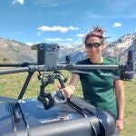 Lara Iglesia, CEO de Pirineos Drone