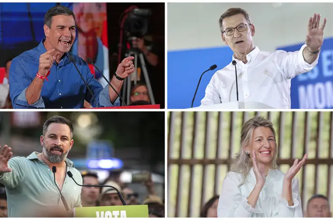 Elecciones generales 2023: Así son los perfiles de los votantes de PSOE, PP, Vox y Sumar