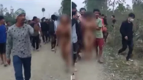 Las mujeres fueron obligadas a pasear desnudas por las calles después de ser agredidas sexualmente