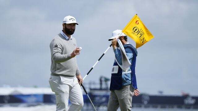 Jon Rahm, durante la segunda jornada del The Open 2023