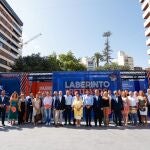  La plataforma Quiero Corredor hizo la última acción reivindicativa en Alicante