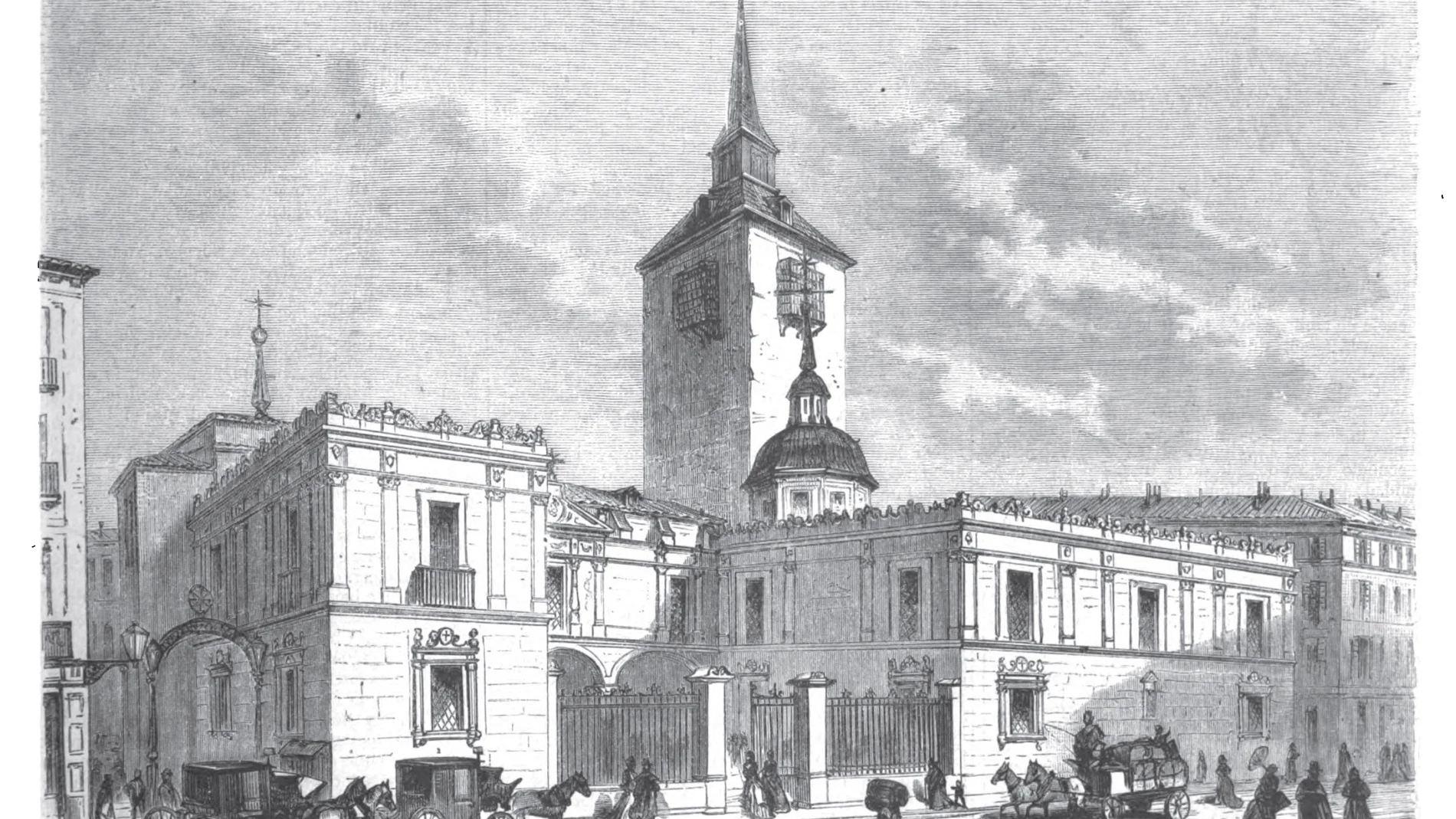 Ilustración de la Iglesia de San Ginés, en la calle Arenal