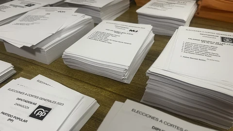 23J.- El PP reúne en Aragón 90.000 votos más que en 2019, el PSOE recupera 5.000 y VOX pierde 15.000 sufragios