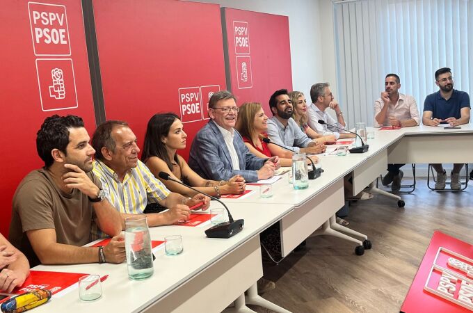  El secretario general del PSPV-PSOE, Ximo Puig, ha presidido la reunión de la Comisión Ejecutiva Nacional del partido