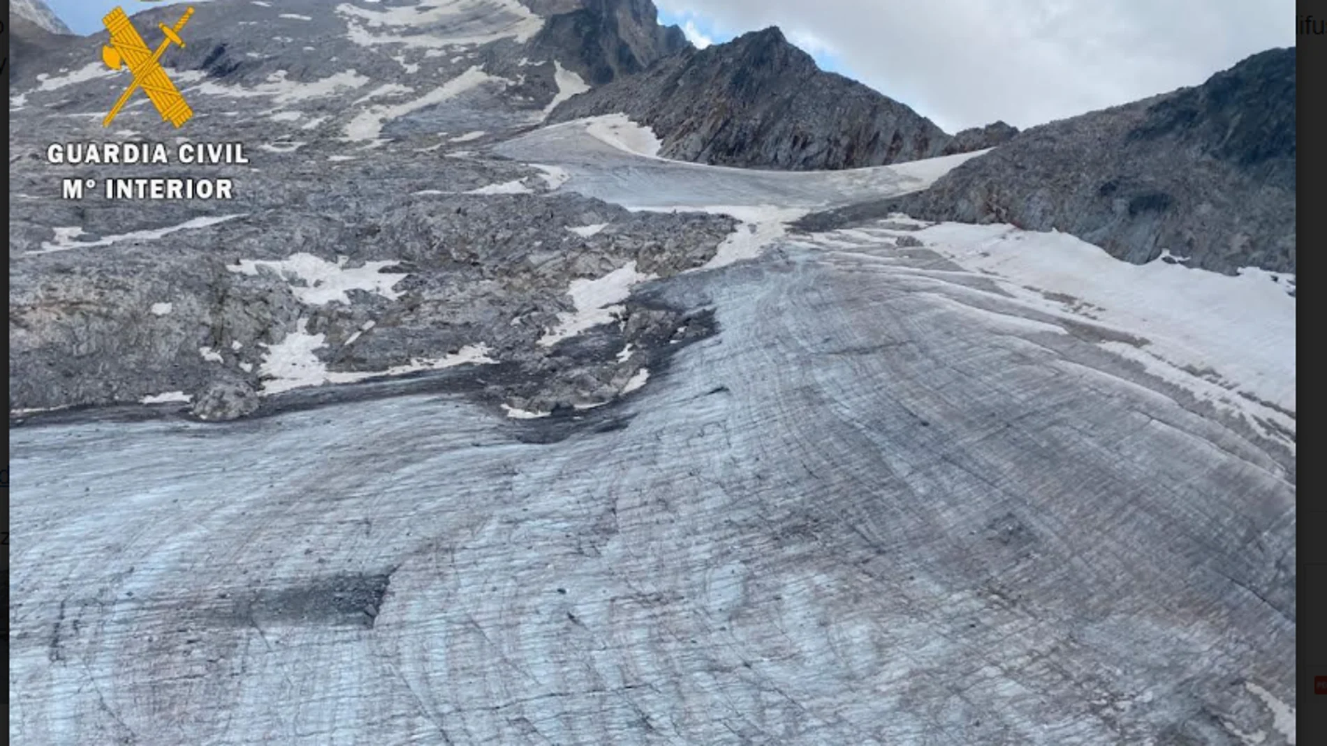 Estado actual del glaciar