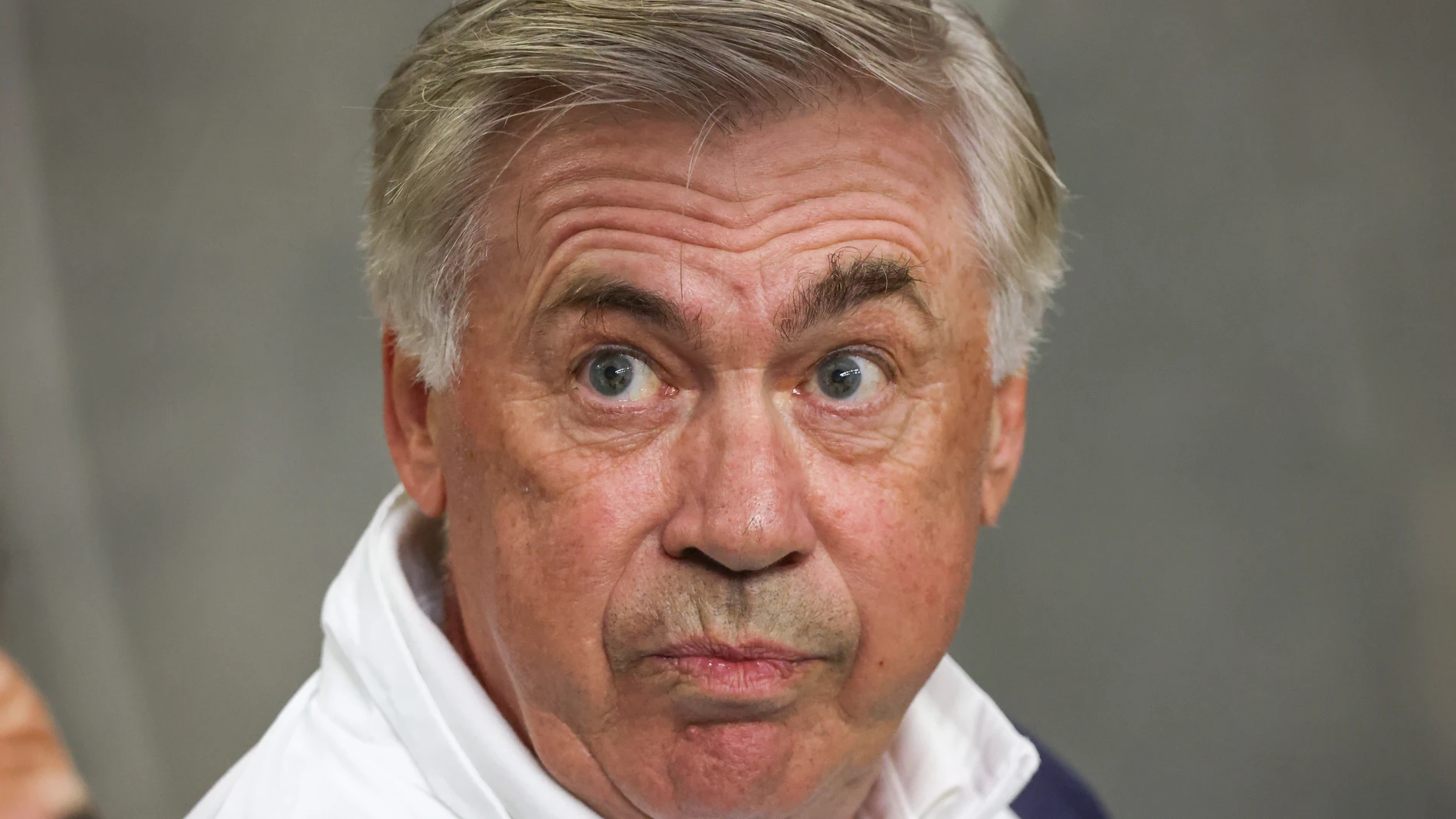 26 July 2023, US, Houson: Real Madrid coach Carlo Ancelotti is pictured during the pre-season friendly soccer match between Manchester United and Real Madrid at NRG Stadium. Photo: William Volcov/ZUMA Press Wire/dpa William Volcov/Zuma Press Wire/D / Dpa 26/07/2023 ONLY FOR USE IN SPAIN