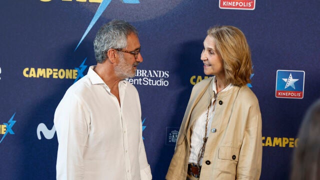 La Infanta Elena en el estreno de 'Campeonex'.
