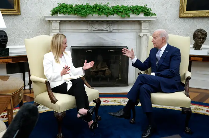 Biden y Meloni muestran unidad pese a las diferencias sobre China