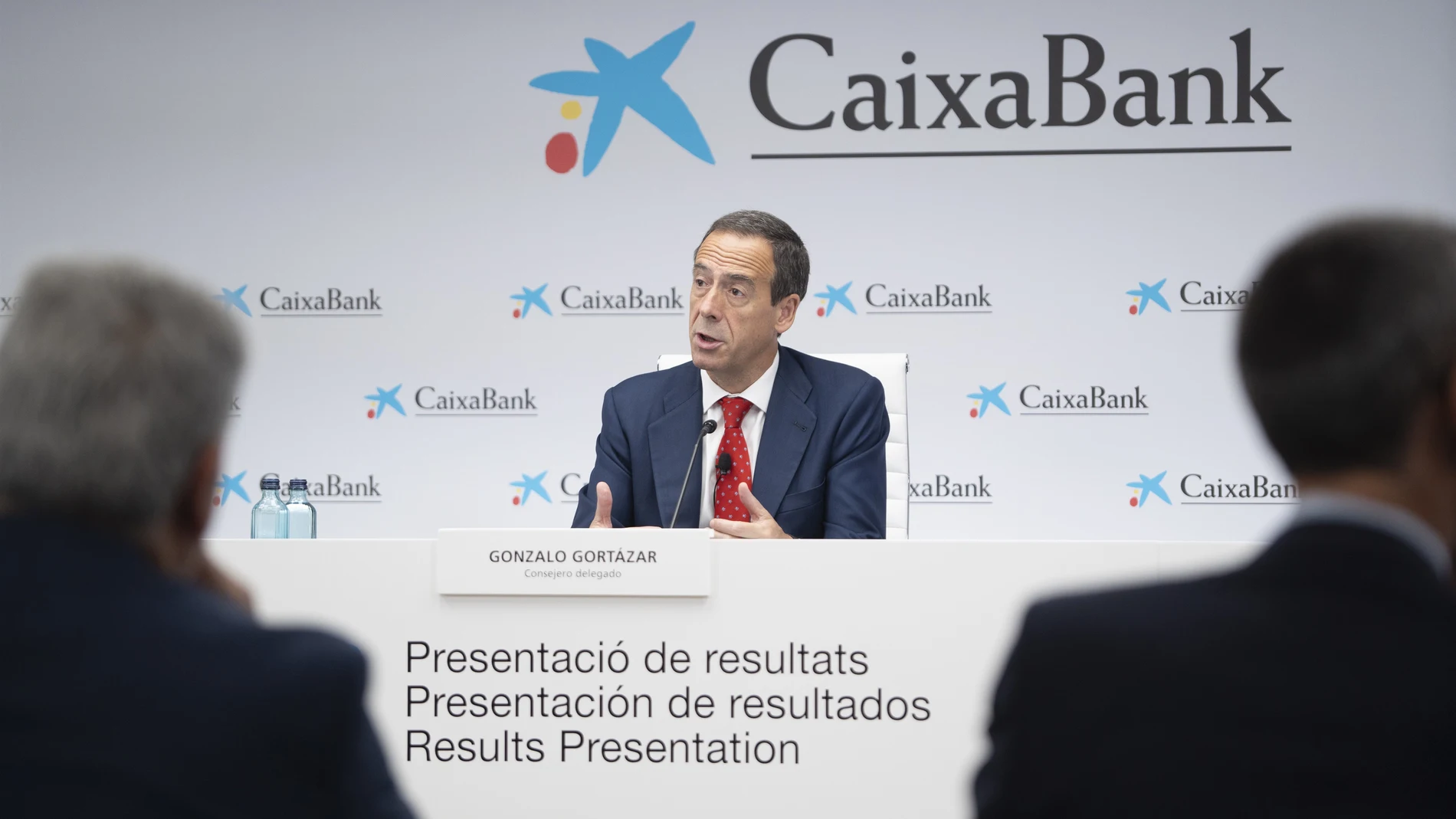 El consejero delegado de CaixaBank, Gonzalo Gortázar. JORGE GIL - EUROPA PRESS 28/07/2023