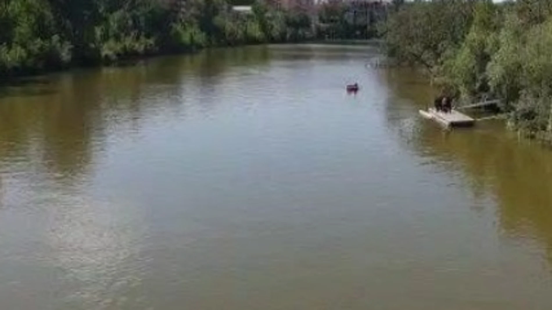 Río Pisuerga a su paso por Valladolid