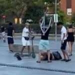 Imagen de la brutal paliza 