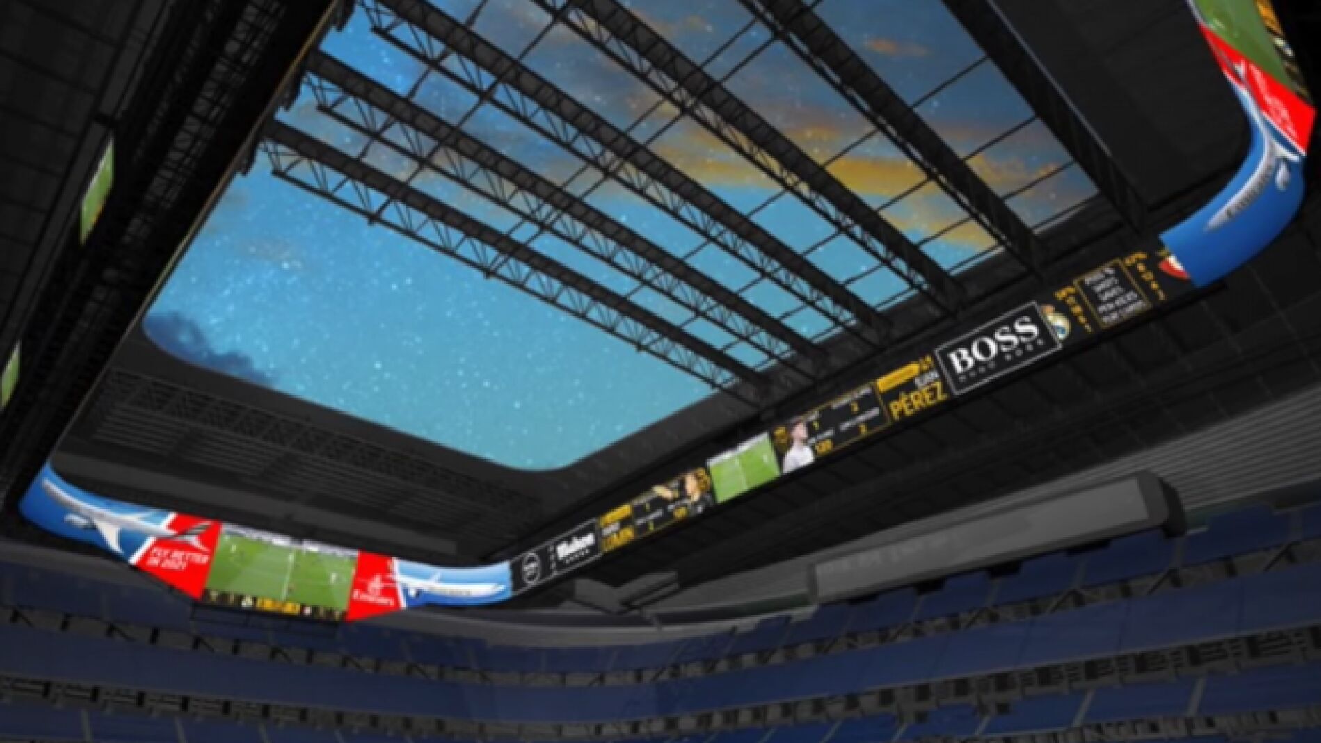 El Videomarcador 360 Del Nuevo Bernabéu Ya Está En Marcha: ¡Una Locura ...