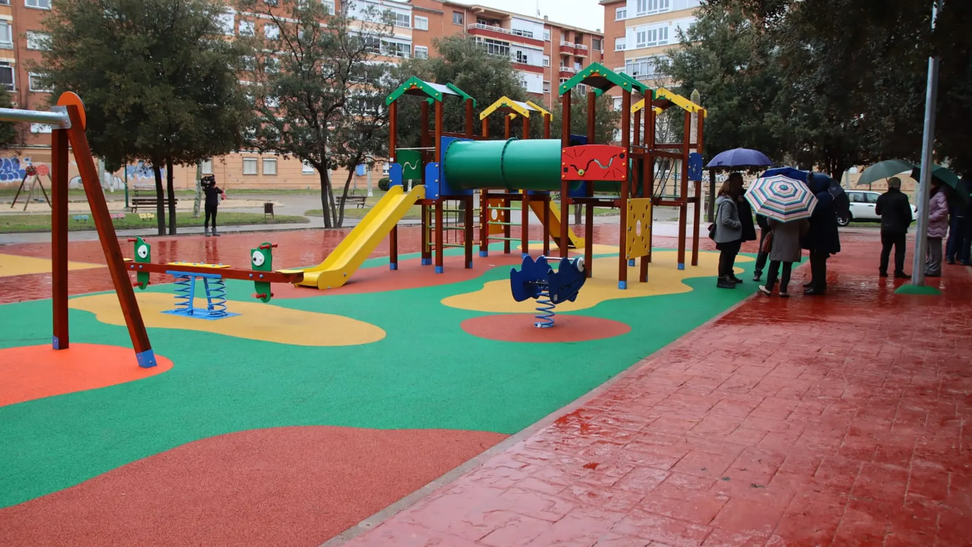 Parque Patricia de Valladolid, donde se produjo la pelea