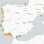 Algas tóxicas en los mares de España