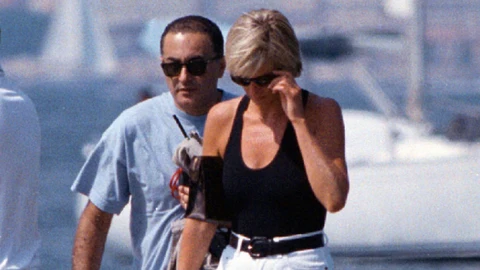 Lady Di y Dodi Al-Fayed