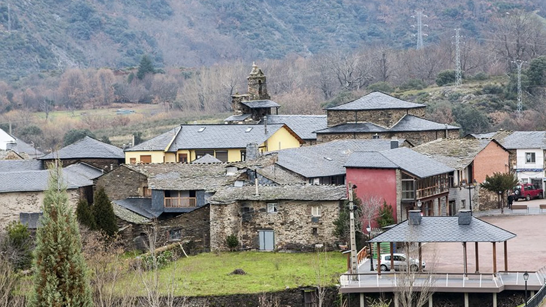 Imagen de la localidad leonesa de Páramo del Sil