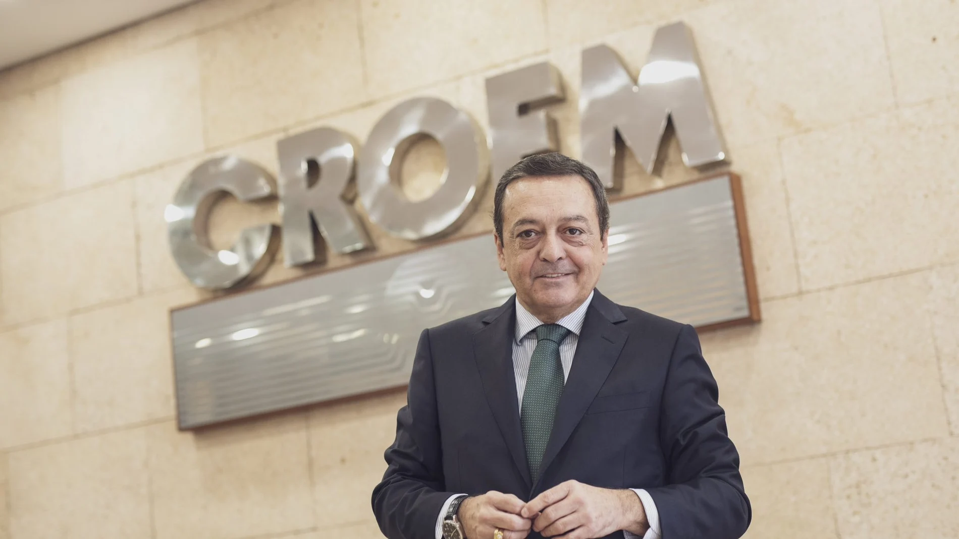 El presidente de la Croem, José María Albarracín, en una imagen de archivo