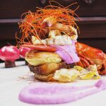Bocadillo Ibérico con agua del Hotel R. Los Villares