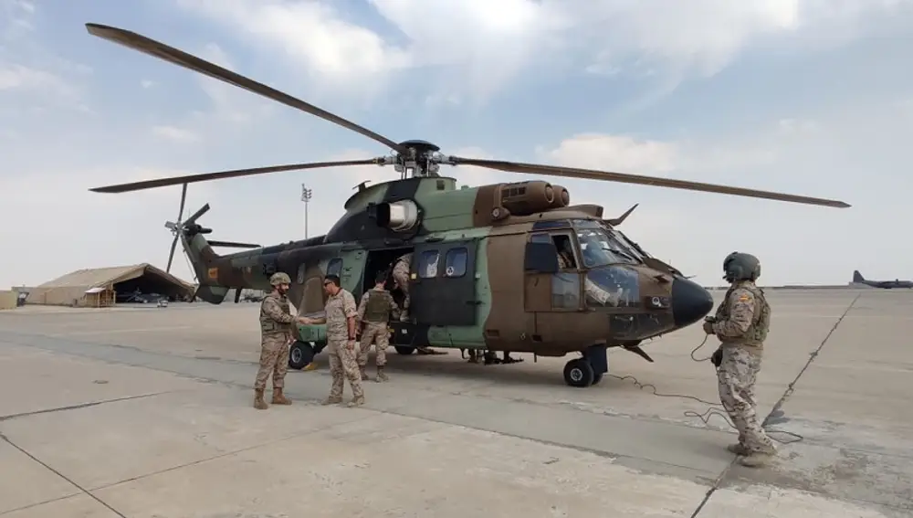 España cuenta en Irak con una unidad de helicópteros, la &quot;Task Force Toro&quot;