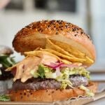 Hamburguesa con el sello de Pepe Solla