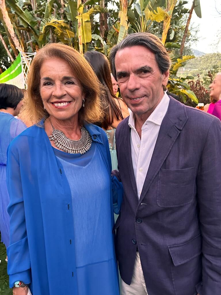 Jose María Aznar y Ana Botella