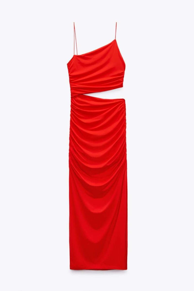 Vestido rojo.