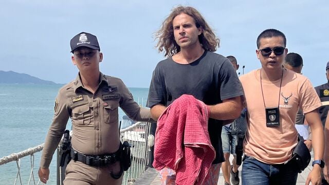 Daniel Sancho, detenido por la policía en Tailandia