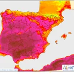 Previsión de temperaturas máximas entre hoy y mañana debido a la ola de calor